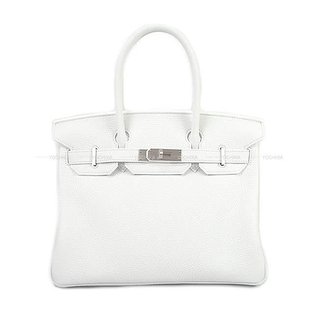 HERMES エルメス ハンドバッグ バーキン30 スペシャルオーダー 白(ホワイト/ブラン) トリヨン シルバー金具 新品