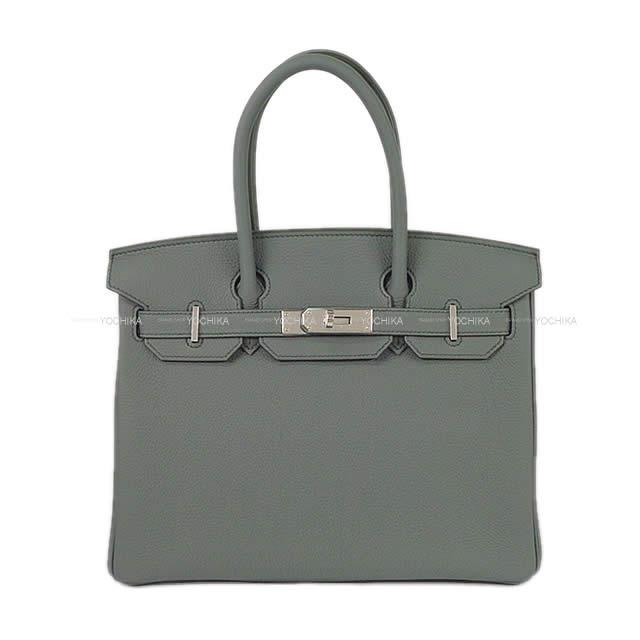 2019年春夏 HERMES エルメス ハンドバッグ バーキン30 ブルーデュノール トゴ シルバー金具 新品