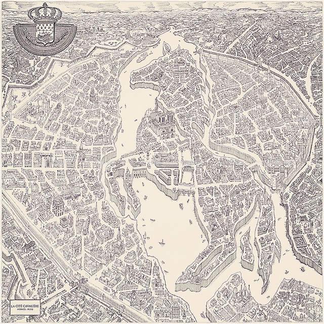 2019年秋冬 新作 HERMES エルメス スカーフ カレ90 "シテ・カヴァリエール