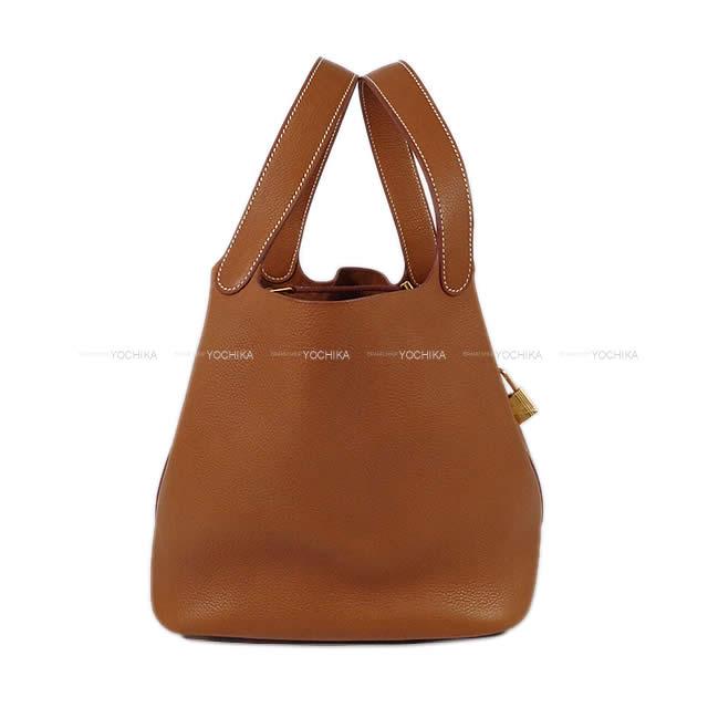 HERMES エルメス ハンドバッグ ピコタンロック 22 MM フォーブ(フォーヴ) バレニア ゴールド金具 新品