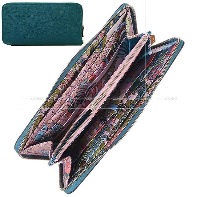 2019年秋冬 新作 HERMES エルメス アザップ シルクイン 財布 "アニマポリス" ヴェールボスフォール エプソン 新品