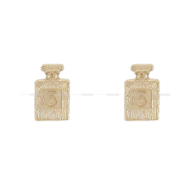 CHANEL シャネル No.5 パヒュームボトル 香水 ピアス ゴールド AB3064 新品