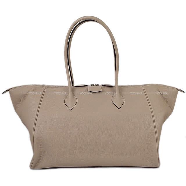 HERMES エルメス ハンドバッグ パリボンベイ 37 トゥルティールグレー トリヨン シルバー金具 新品未使用