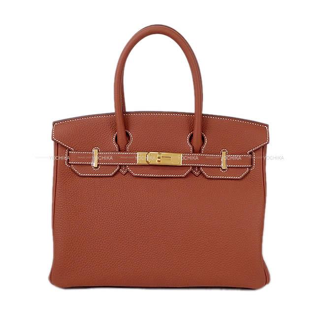 HERMES エルメス ハンドバッグ バーキン30 シエンヌ トゴ ゴールド金具 新品