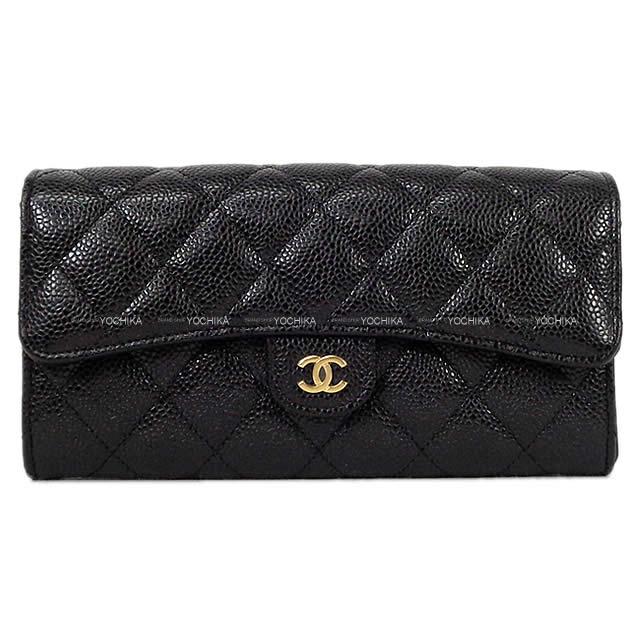 2019年 秋冬 新作 CHANEL シャネル クラシック マトラッセ フラップ 長財布 グレインドカーフ AP0241 新品
