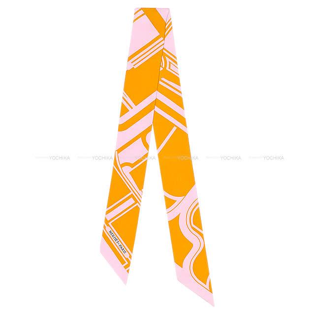 エルメス ツイリー スカーフ "クーペ・タトゥアージュ" ソレイユ/ローズペール 新品