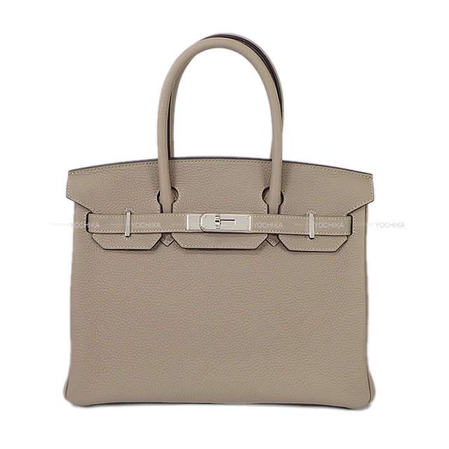 HERMES エルメス ハンドバッグ バーキン30 トゥルティールグレー トリヨン シルバー金具 新品未使用