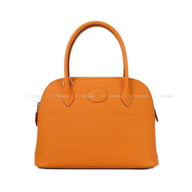 HERMES エルメス ショルダーバッグ ボリード27 アプリコット エプソン シルバー金具 新品未使用