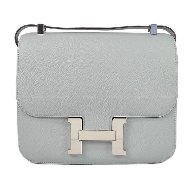 HERMES エルメス ショルダーバッグ コンスタンス3 24 ブルーグラシエ エプソン シルバー金具 新品