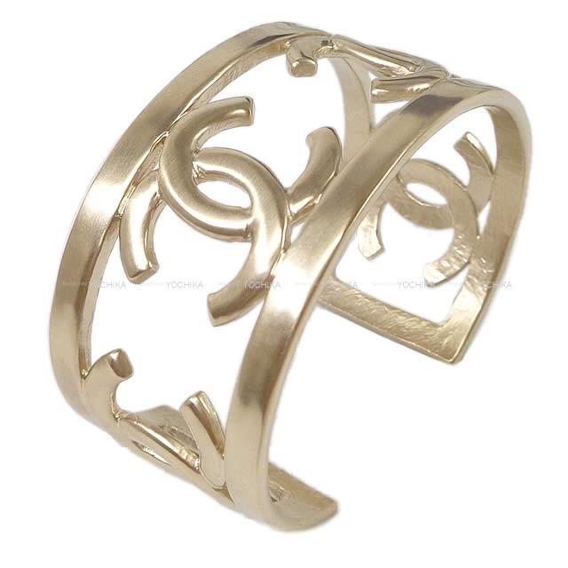 CHANEL シャネル ココマーク バングル ブレスレット マットゴールド 新品未使用