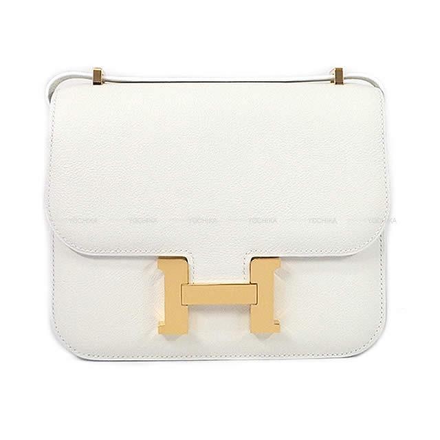HERMES エルメス ショルダーバッグ コンスタンス3 ミニ 18 白(ホワ