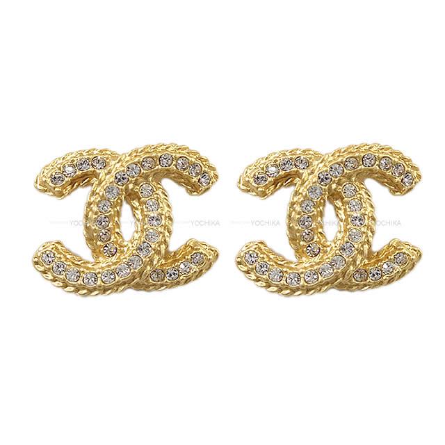 2020年 春夏 新作 CHANEL シャネル ラインストーン ココマーク ロープ フレーム ピ