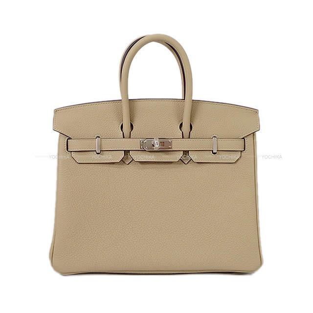 HERMES エルメス ハンドバッグ バーキン25 トレンチ トゴ シルバー金具 新品未使用