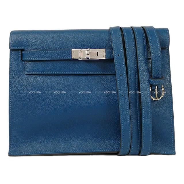 HERMES エルメス バッグ 4Way ケリーダンス2 ディープブルー エバーカラー シルバー金具 新品