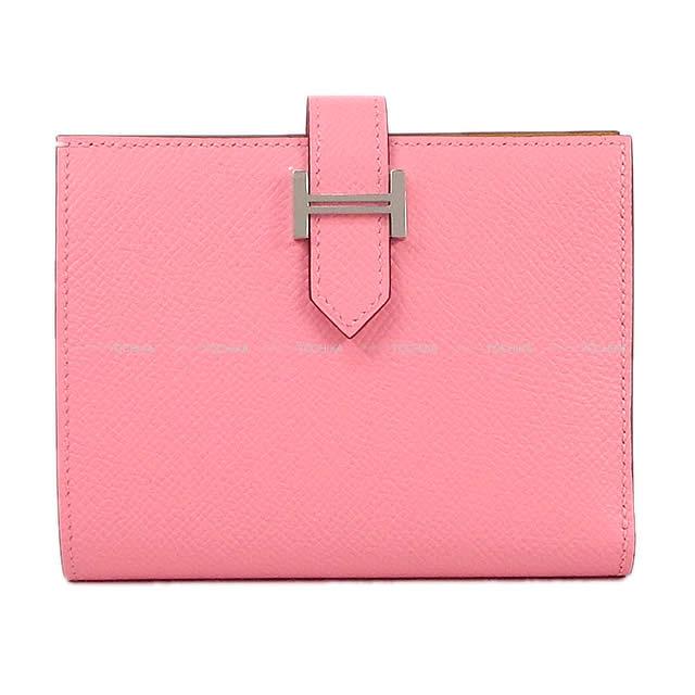 エルメス 財布 ベアンコンパクト ヴェルソ ローズコンフェッティXセサミ エプソン 新品