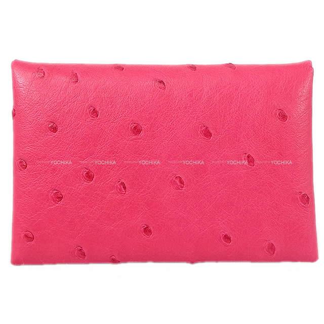 エルメス カードケース Calvi(カルヴィ) ヴェルソ ブルーブリュム/ブリック シェーブル 新品