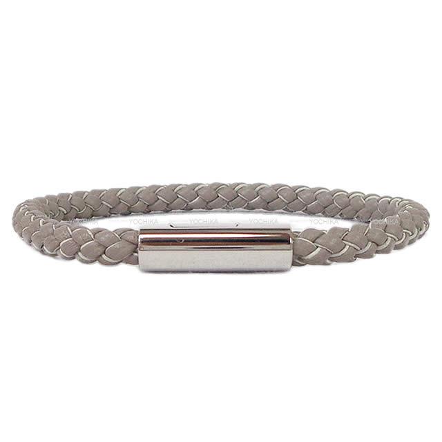 HERMES エルメス "GOLIATH ゴリアテ" ブレスレット ＃T5 グリアスファルト スイフト シルバー金具 新品