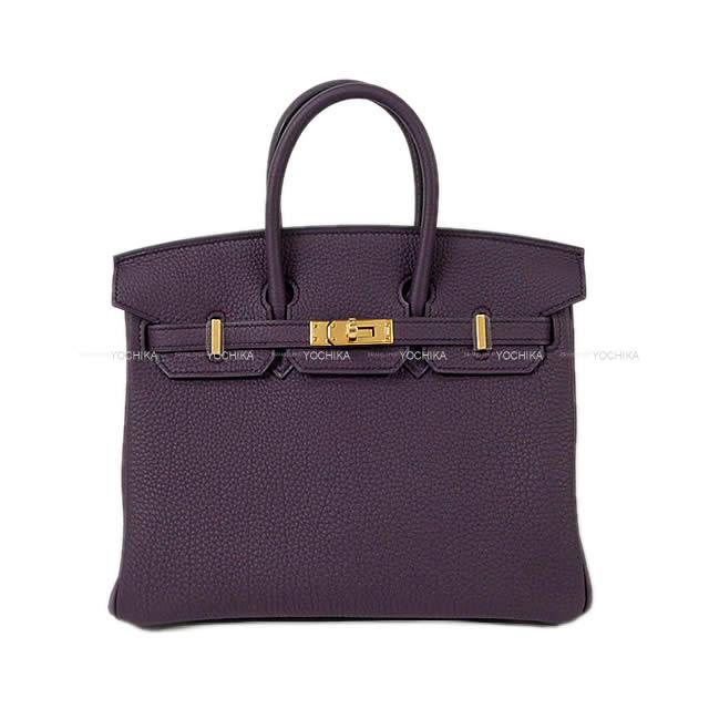 HERMES エルメス ハンドバッグ バーキン25 レザントゴ ゴールド金具 新品