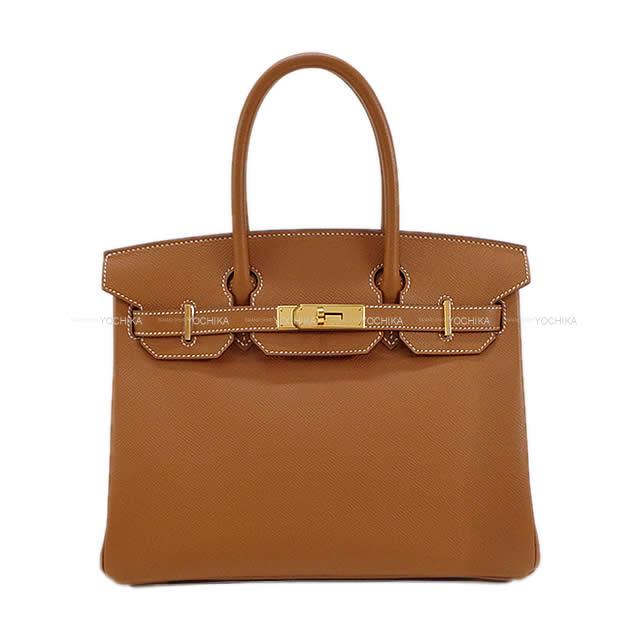 HERMES エルメス ハンドバッグ バーキン30 ゴールド エプソン ゴールド金具 展示新品