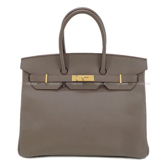 HERMES エルメス ハンドバッグ バーキン35 エタン エプソン ゴールド金具 新品未使用