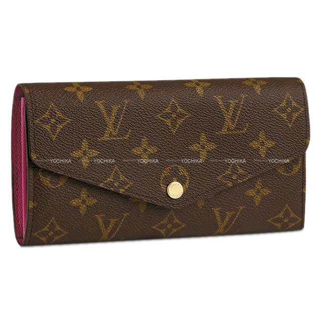 LOUIS VUITTON ルイ・ヴィトン 長財布 ポルトフォイユ・サラ フューシャ モノグラム M62234 新品未使用