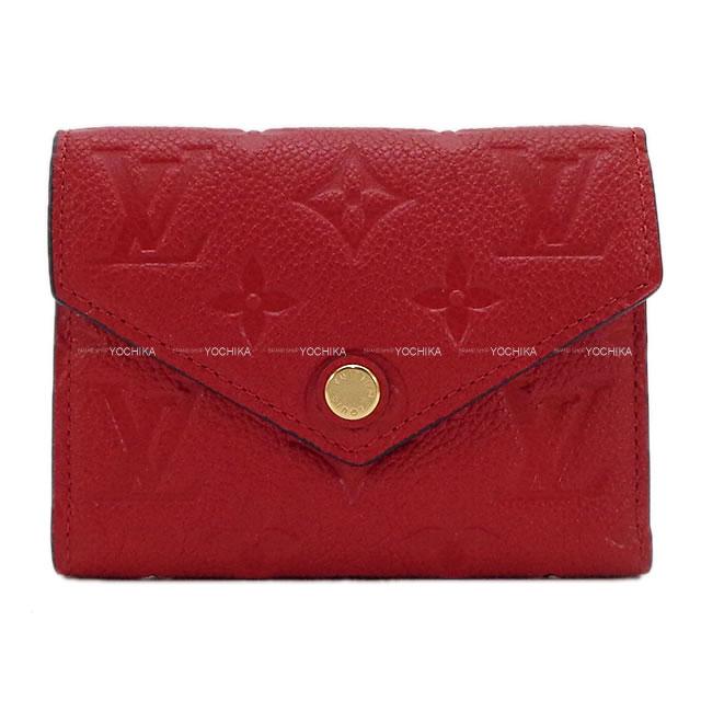 LOUIS VUITTON ルイ・ヴィトン コンパクト 財布 ポルトフォイユ・ヴィクトリーヌ スカーレット M63701 新品