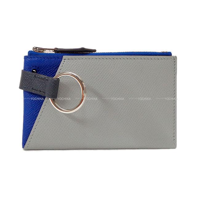 HERMES エルメス カードケース ヴェルティージュ ミニ カラーブロック マルチカラー エプソン シルバー金具 新品未使用
