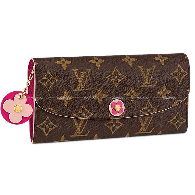 LOUIS VUITTON ルイ・ヴィトン 長財布 ポルトフォイユ・エミリー ホットピンク モノグラム M68313 新品