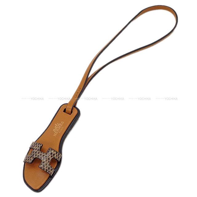 エルメス "オラン ナノ"デザート/ナチュラルサブレ リザード/ヴォーバトラー 新品