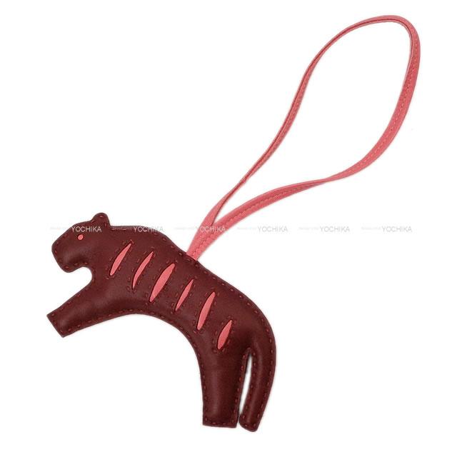 HERMES エルメス バッグチャーム "ルールー/Rooroo" ルージュアッシュ/ローズアザレ アニューミロ 新品