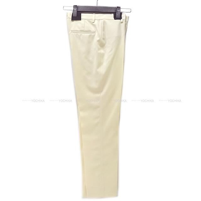 HERMES エルメス レディース シガレットパンツ スラックス #34 エクリュ ウール100% 新品未使用