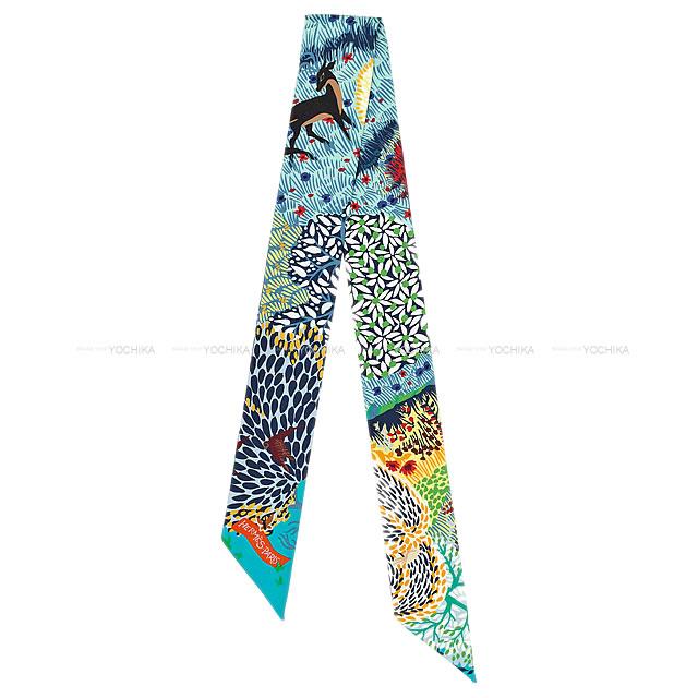 HERMES エルメス スカーフ ツイリー "英国式庭園にて" カナードXヴェールXジョーヌ 新品