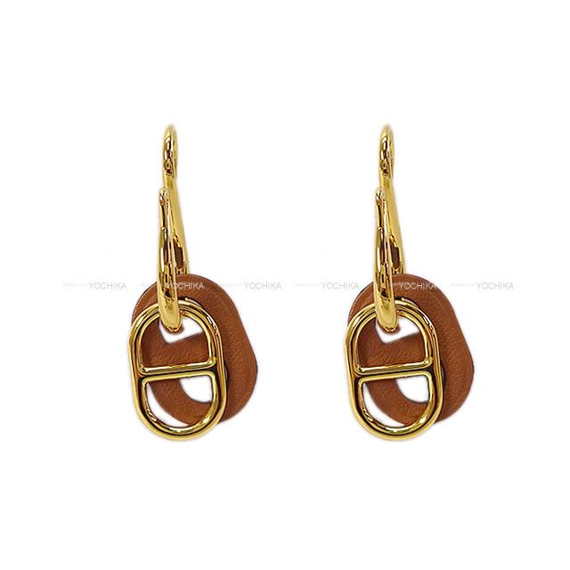 エルメス ピアス シェーヌダンクル "O'Maillon オーマイヨン" ゴールド スイフト