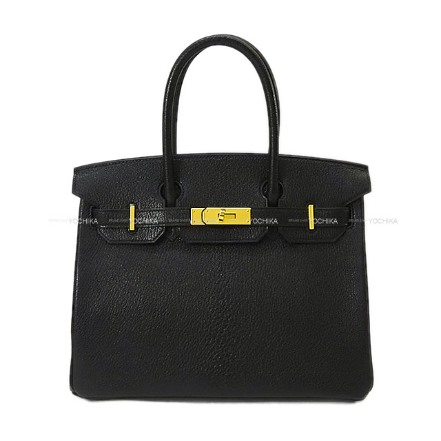 HERMES エルメス ハンドバッグ バーキン30 黒(ブラック) シェーブルコロマンデル ゴールド金具 新品