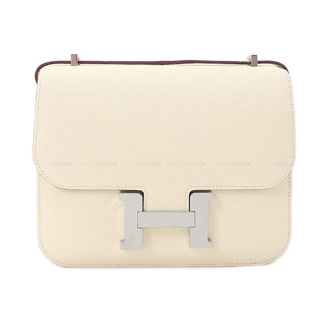 HERMES エルメス ショルダーバッグ コンスタンス3 ミニ 18 ナタ エプソン シルバー金具 新品