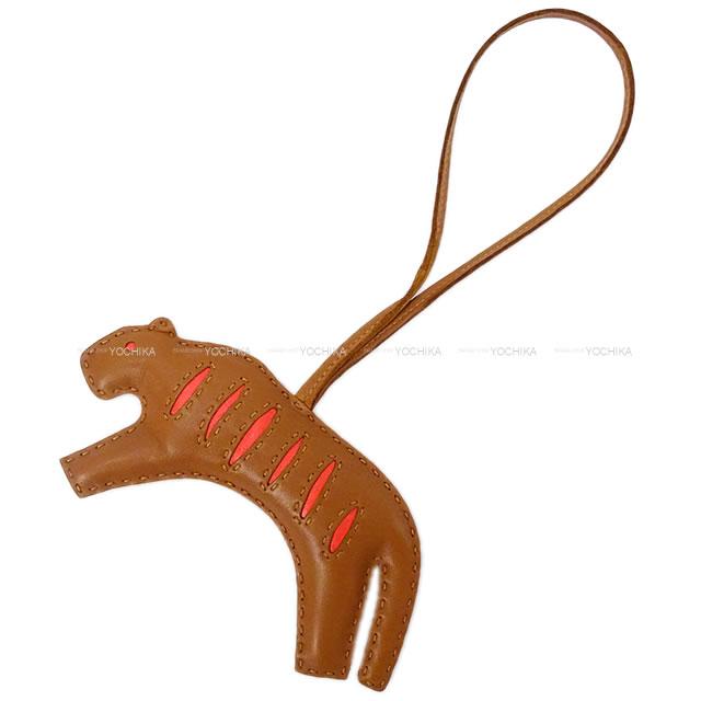 2020年 秋冬 新作 HERMES エルメス バッグチャーム "ルールー/Rooroo" ゴールド/ローズテキサス 新品