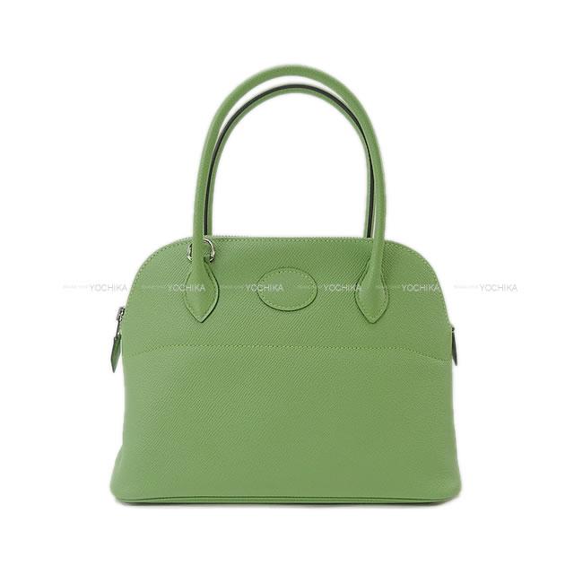 HERMES エルメス ショルダーバッグ ボリード27 ヴェールクリケット エプソン シルバー金具 新品