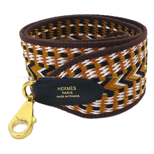 HERMES エルメス ショルダーストラップ "バンドリエール サングル アレグロ 50mm" 70cm セサミ 新品未使用