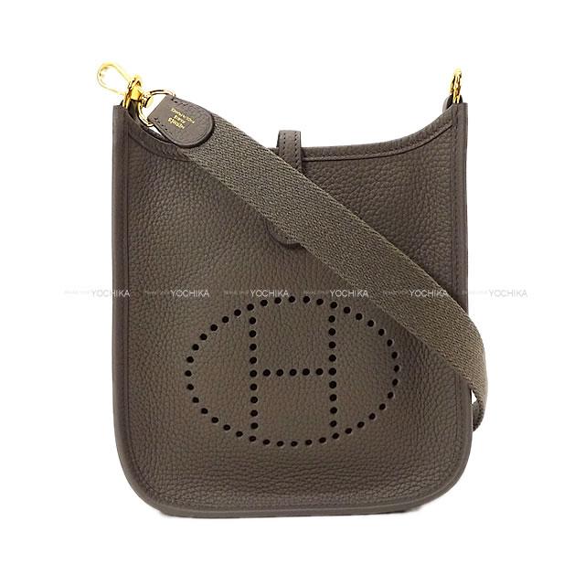 HERMES エルメス ショルダーバッグ ミニ エブリン エヴリン 16 TPM エタン トリヨン ゴールド金具 新品