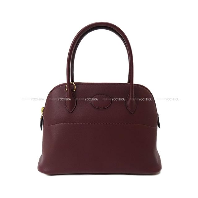 HERMES エルメス ショルダーバッグ ボリード27 ボルドー スイフト ゴールド金具 新品未使用