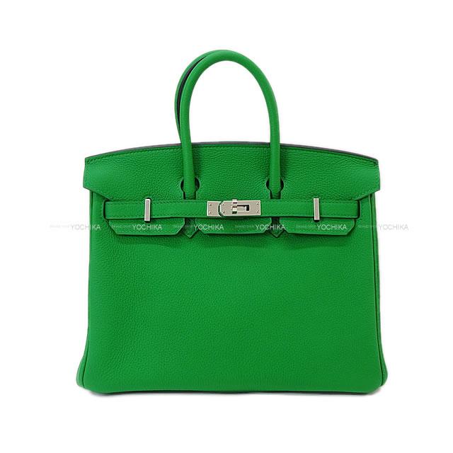 HERMES エルメス ハンドバッグ バーキン25 バンブー トゴ シルバー金具 新品未使用