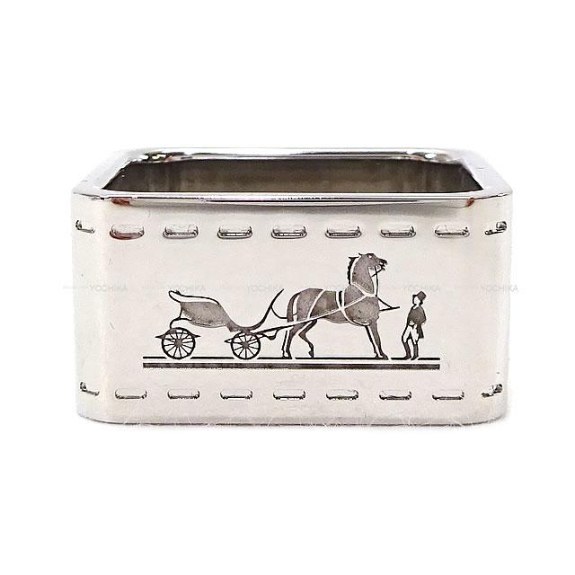 HERMES エルメス スカーフリング "ボルデュック" シルバー シルバープレーテッド シルバー金具 新品未使用