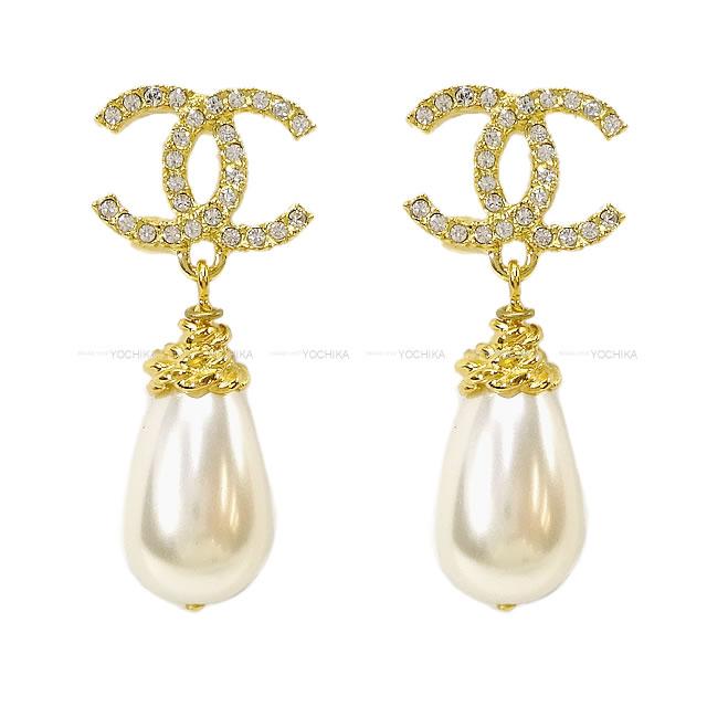 2020年 新作 CHANEL シャネル ラインストーン ココマーク ティアド