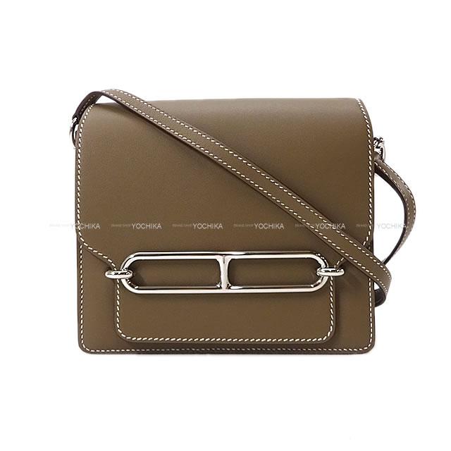 HERMES エルメス ショルダーバッグ サック ロウリス(ルリ) ミニ エトープ スイフト シルバー金具 新品未使用