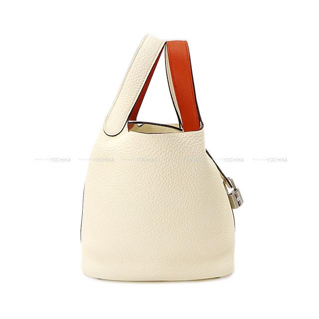 HERMES エルメス ハンドバッグ ピコタンロック エクラ 18 PM ナタ/テールバテュー 新品