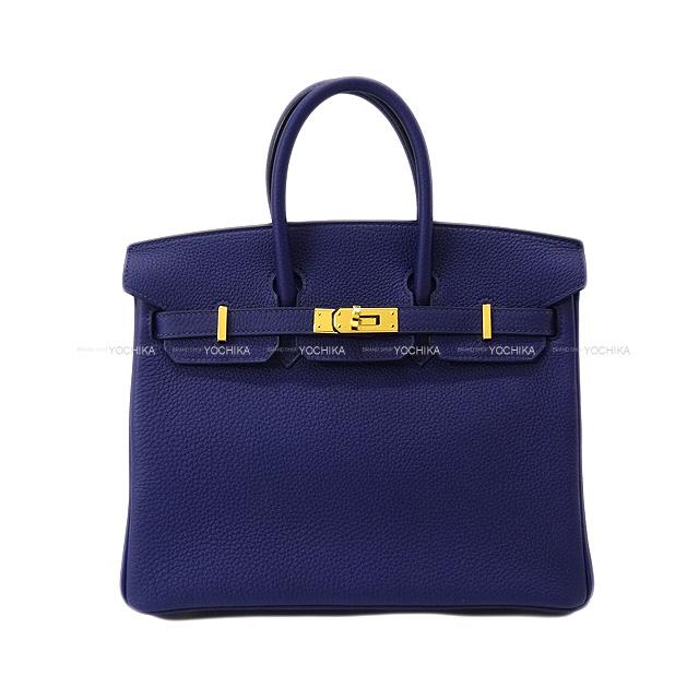 HERMES エルメス ハンドバッグ バーキン25 ブルーインク(アンクル) トゴ ゴールド金具 新品未使用