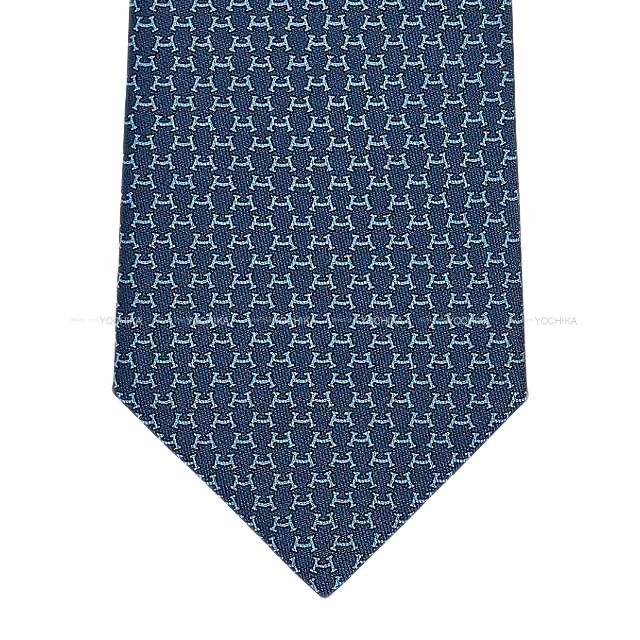 2019年 春夏 新作 HERMES エルメス ネクタイ "エジーヌ" フューシャXアズール