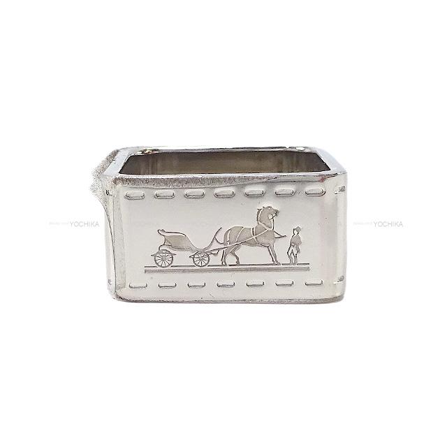 HERMES エルメス スカーフリング "ボルデュック" シルバー シルバープレーテッド シルバー金具 新品未使用