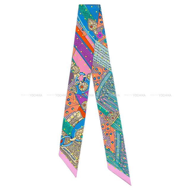 HERMES エルメス ツイリー スカーフ "高官の鞍 プリュム