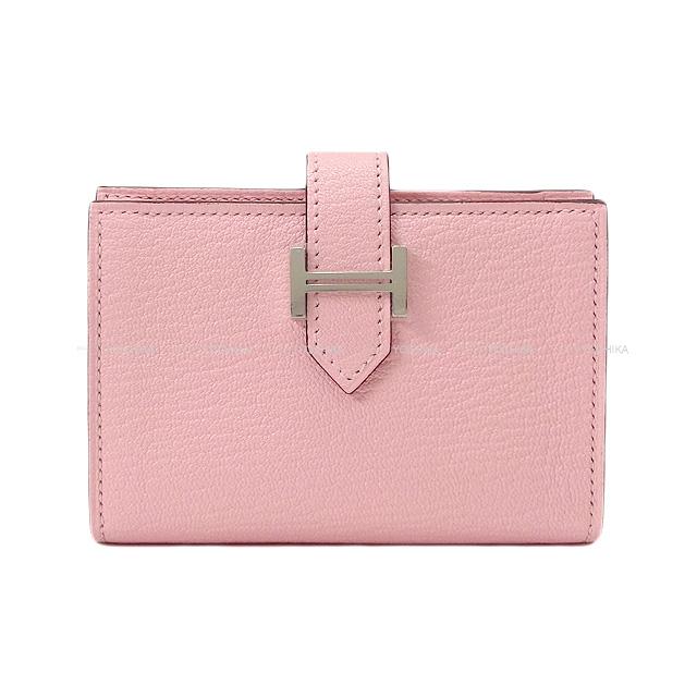 HERMES エルメス ベアン カードケース 名刺入れ 黒(ブラック) シェーブル ゴールド金具 新品
